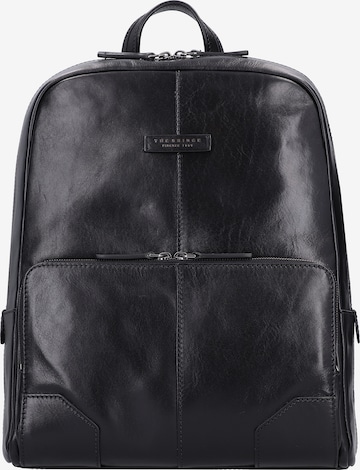 The Bridge Rucksack 'Vespucci' in Schwarz: predná strana