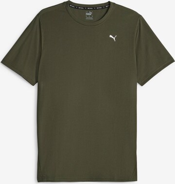 PUMA - Camiseta funcional en verde: frente