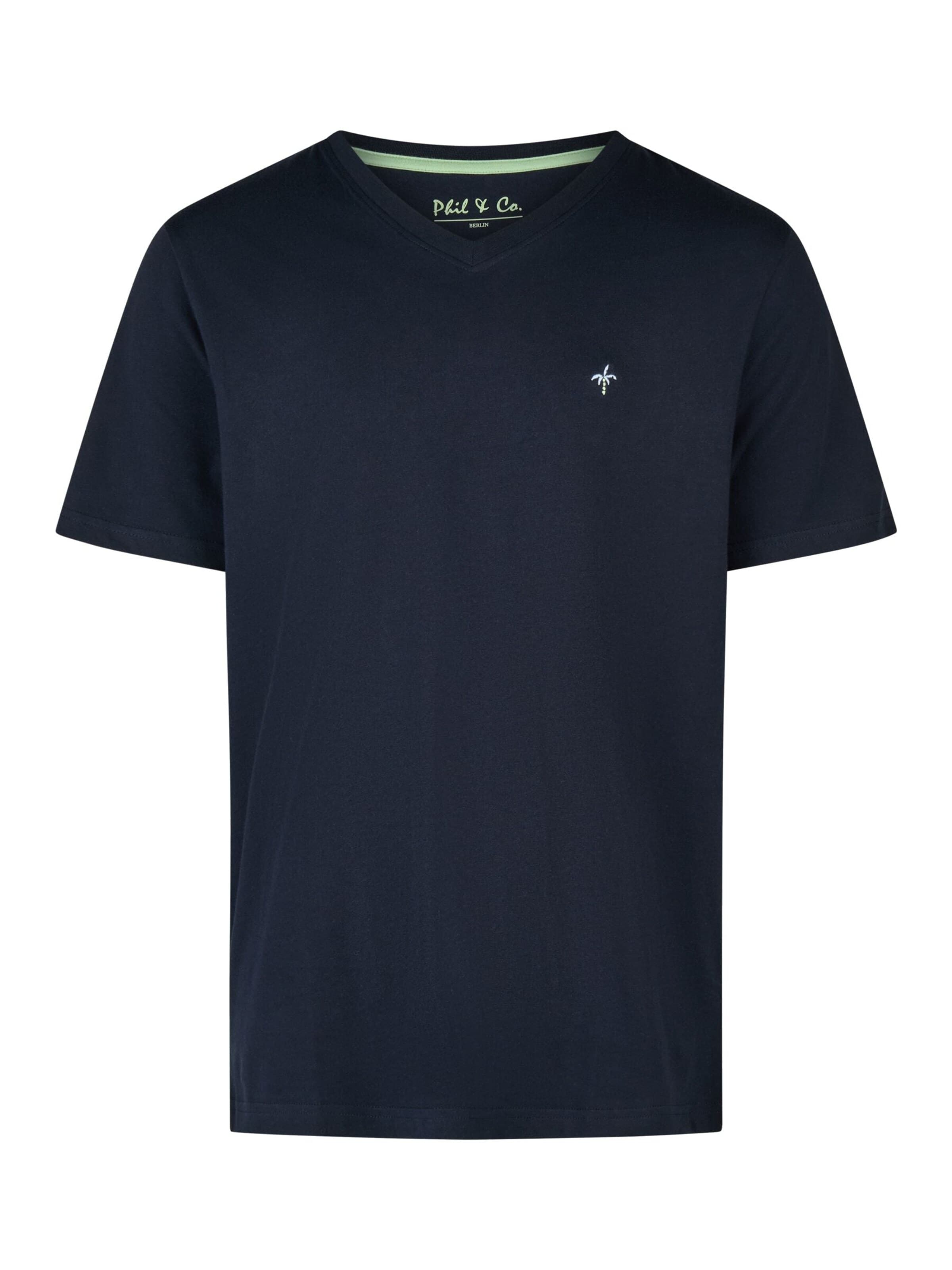 Phil & Co. Berlin Pyjama kort in Blauw