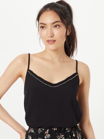 ABOUT YOU Top 'Leslie' in Black: front