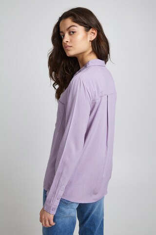 ICHI Blouse 'MAIN SH' in Lila