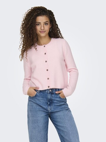 JDY Cardigan 'CHLOE' i pink: forside