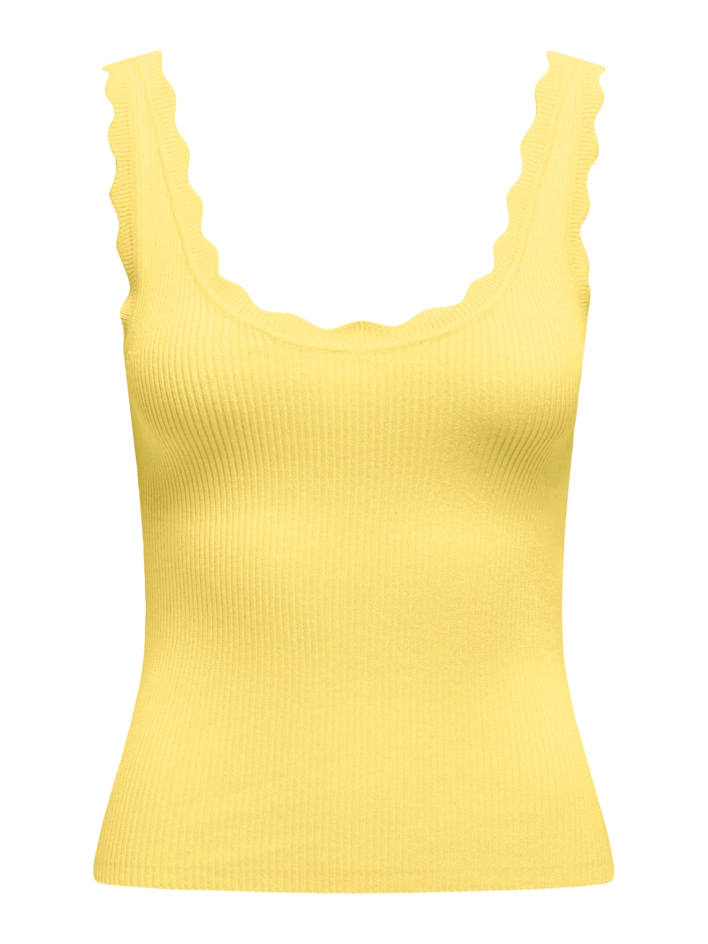 JDY Knitted top 'JDYNANNA' in Yellow: front