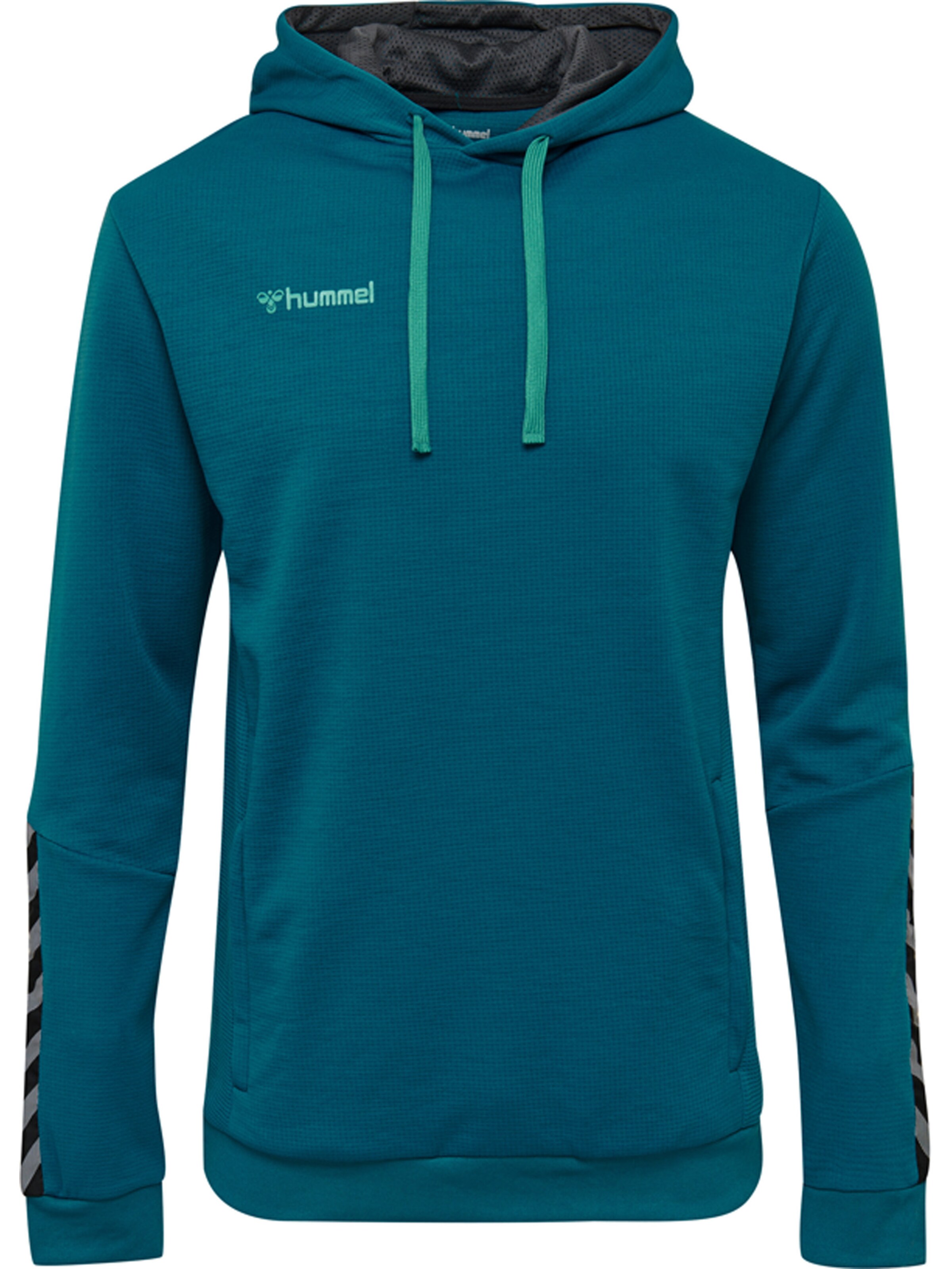 Hummel Sportsweatshirt in Blauw: voorkant