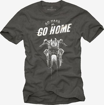 MAKAYA Shirt in Grey: front