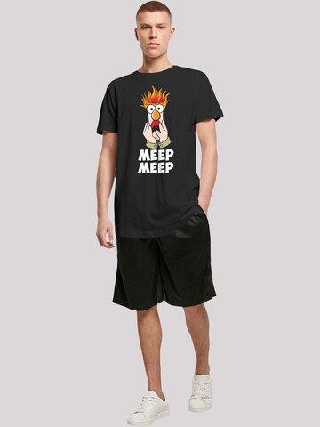 F4NT4STIC Shirt 'Disney Muppets Meep Meep' in Zwart