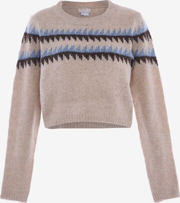 Pull-over Jalene en beige : devant