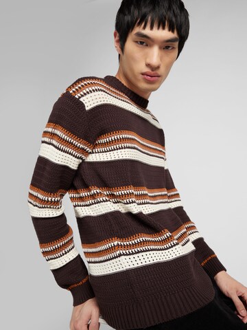 KnowledgeCotton Apparel Sweater in Brown