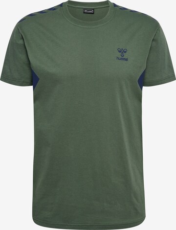 T-Shirt fonctionnel 'Staltic' Hummel en vert : devant