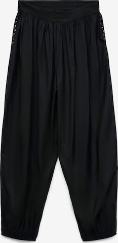 VERO MODA Barrel Haaremihousut 'VMHEATHER' värissä musta: etupuoli