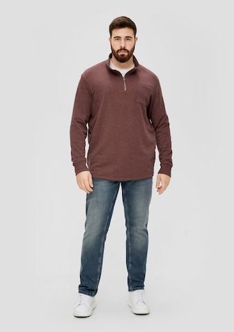 s.Oliver Men Big Sizes Sweatshirt in Rot