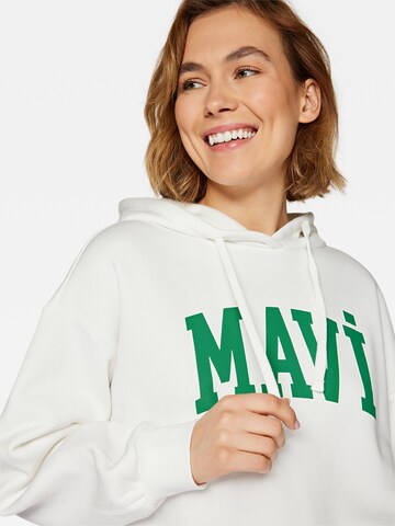 Mavi Sweatshirt 'MAVI' in Weiß