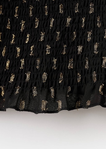 MANGO TEEN Bluse 'Topos' in Schwarz