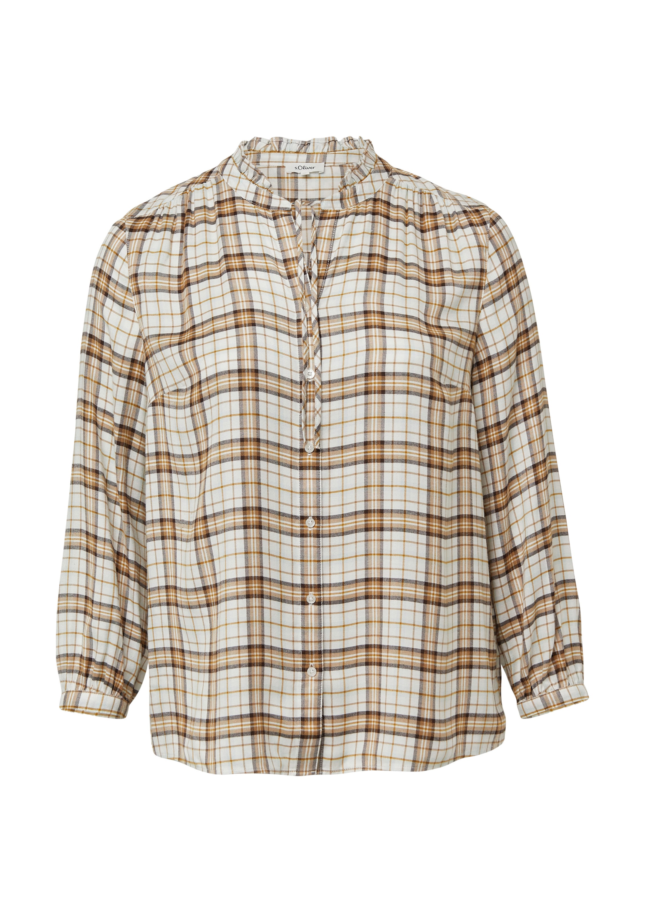 s.Oliver Bluse in Beige: Vorderseite