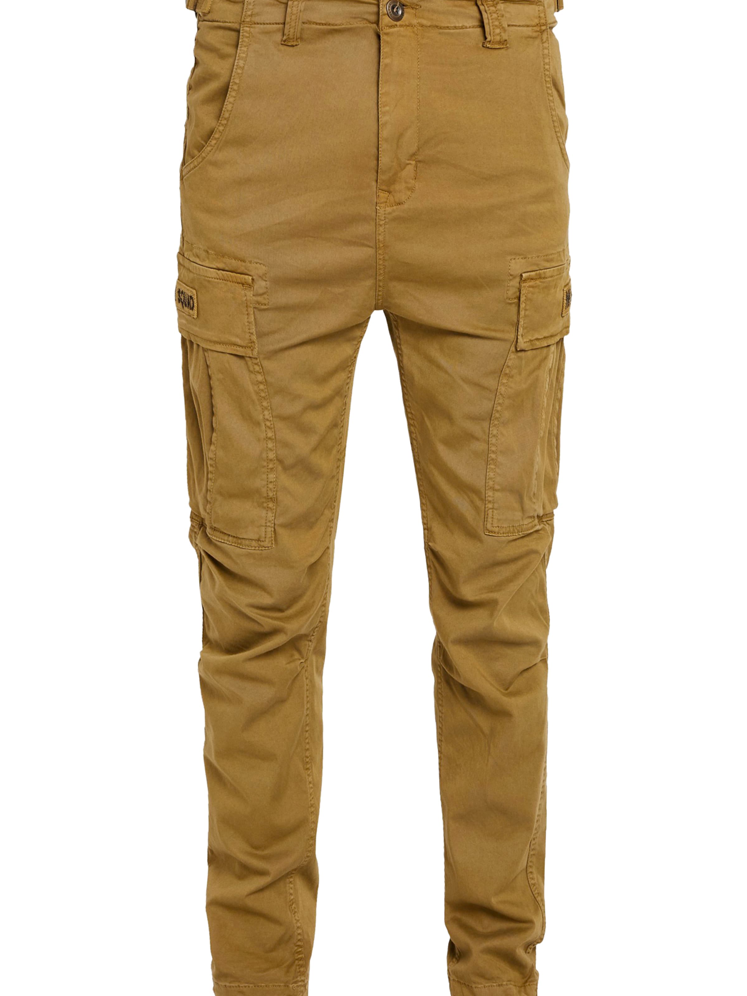 ALPHA INDUSTRIES Cargobroek 'Squad' in Groen: voorkant