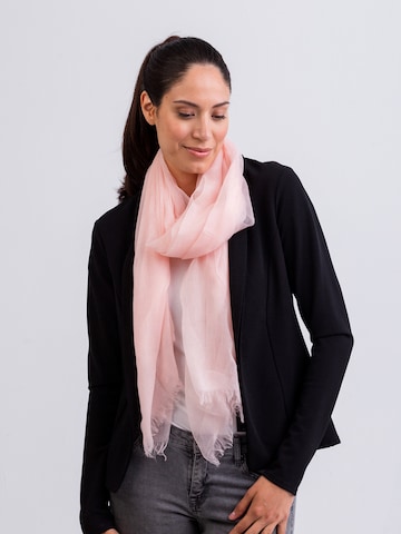 CASH-MERE.CH Kaschmir Tuch (GOTS) in Pink: Vorderseite