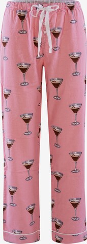 PJ Salvage Pajama Pants ' Flanell ' in Pink: front