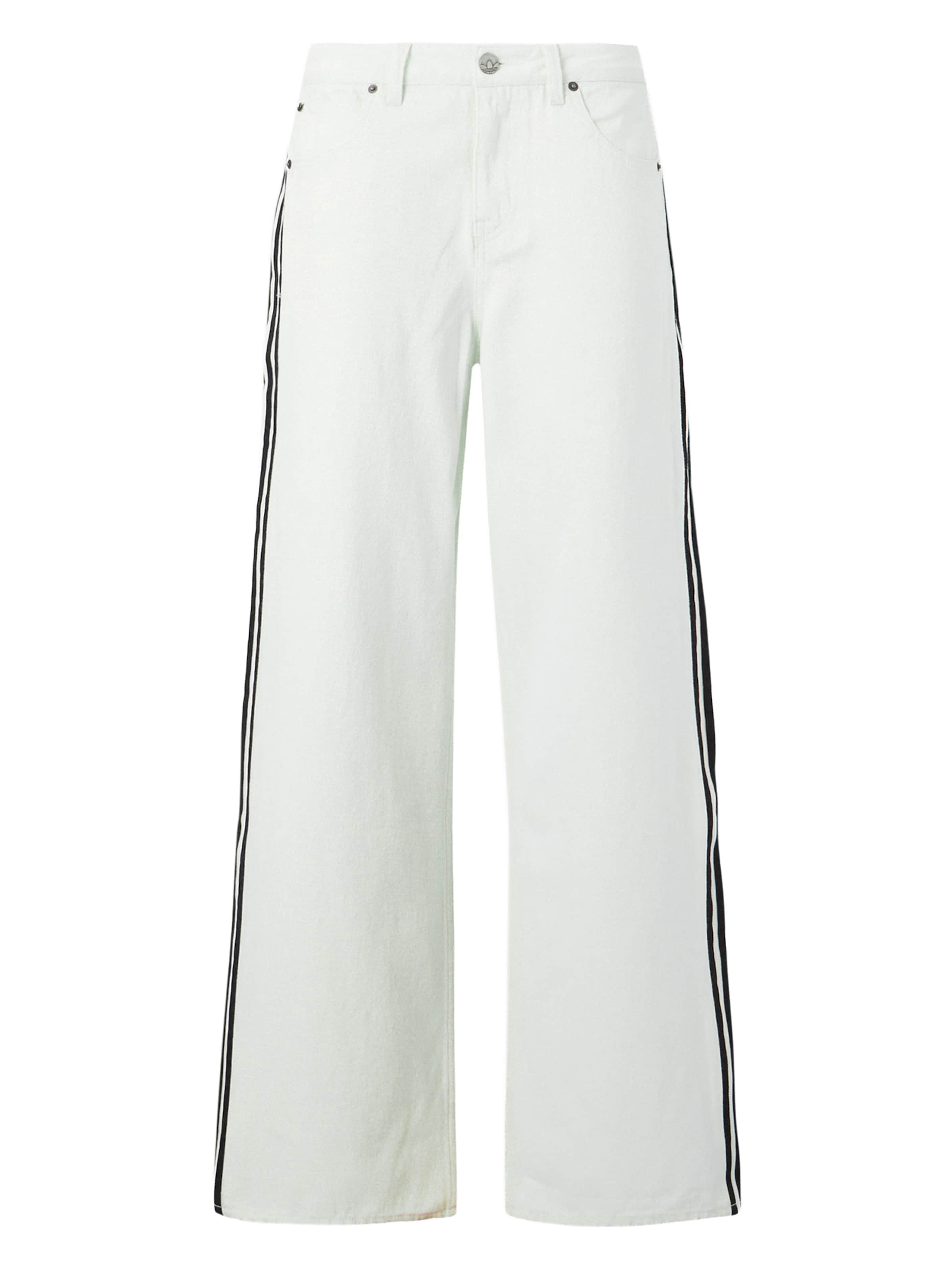 ADIDAS ORIGINALS Jeans 'FIREBIRD' in schwarz / weiß, Produktansicht