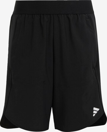 ADIDAS SPORTSWEAR Regular Sportbroek in Zwart: voorkant