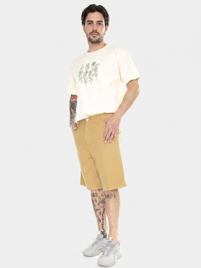 Carhartt WIP Trousers 'Single Knee Short Bourbon /garment dyed' in 32 in Brown, Item view