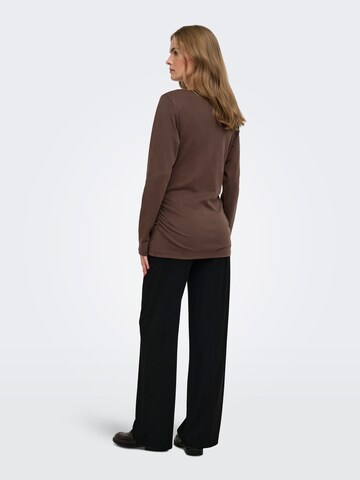T-shirt 'OLMEVALYN' Only Maternity en marron