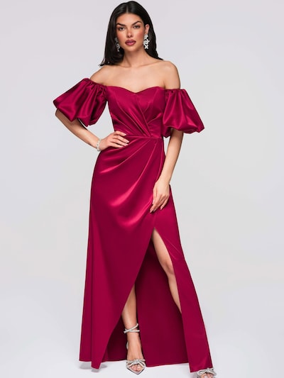 Ombre Abendkleid in 36 in burgunder, Produktansicht