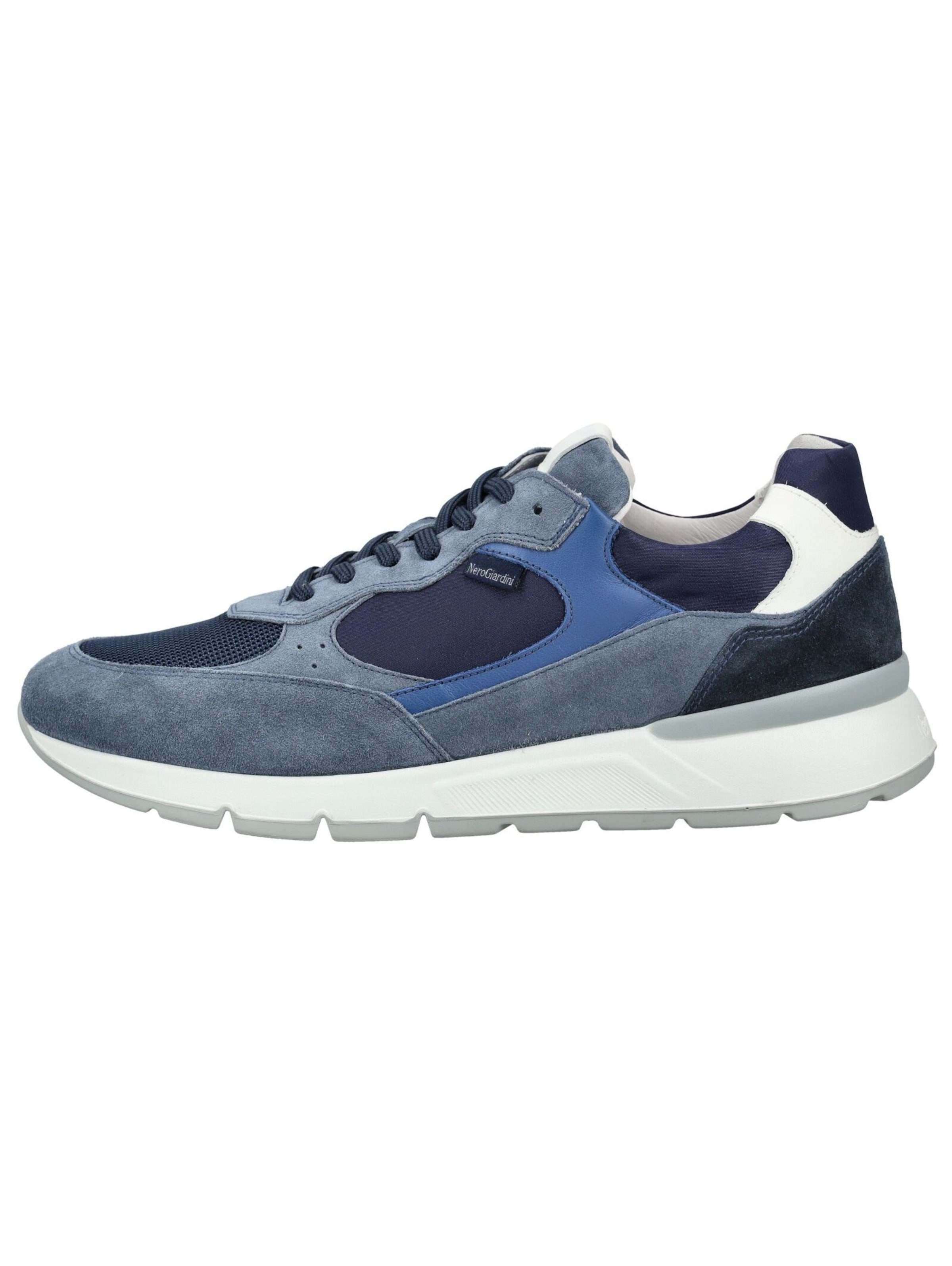 Nero Giardini Platform trainers in Blue: front