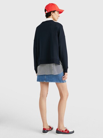 TOMMY HILFIGER Sweatshirt in Blau