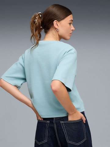 PUMA - Camiseta 'Puma Ess Elevated Relaxed Tee' en azul