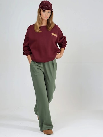 Hiccup Wide leg Broek in Groen