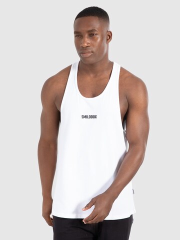 Smilodox Functioneel shirt ' Leno ' in Wit: voorkant