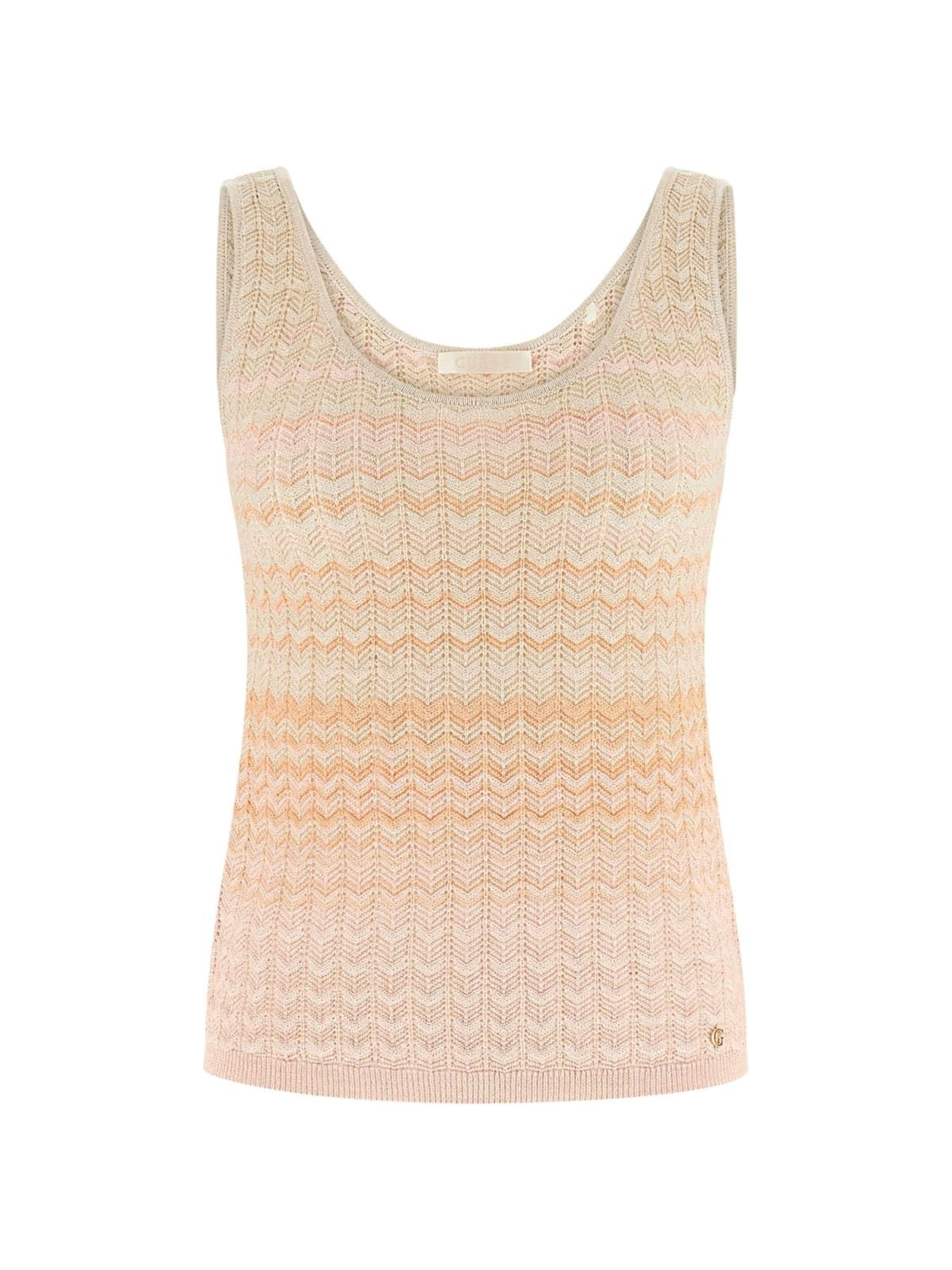 GUESS Knitted Top in Beige: front