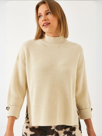 Bianco Lucci Kampsun 'Pullover' S-M suuruses beež, Tootevaade