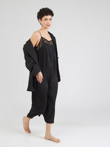 BOSS Negligé 'Blossom' in Zwart