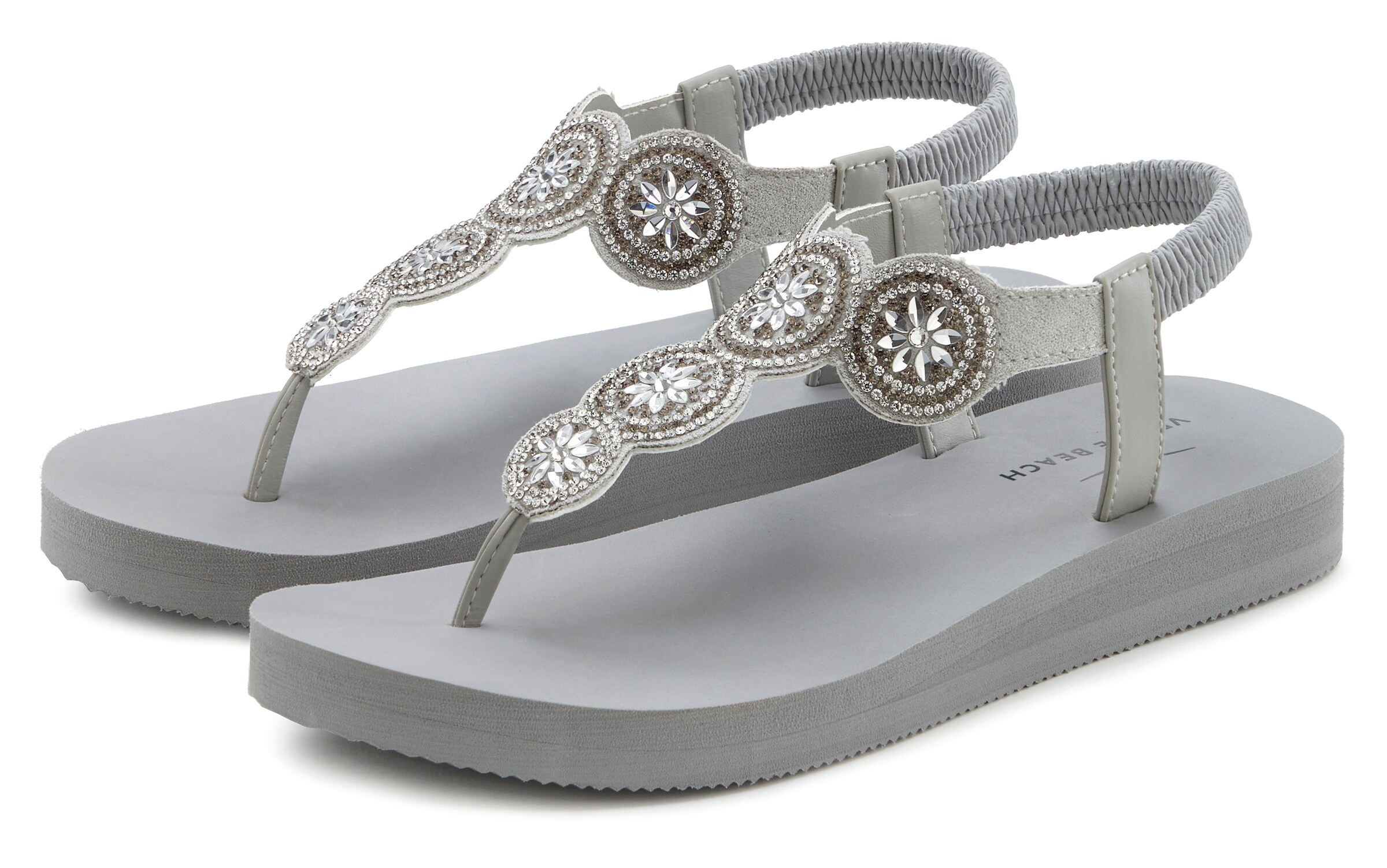 VENICE BEACH Σαγιονάρες διχαλωτές σε γκρι