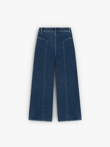 Scalpers Wide Leg Jeans in Blau