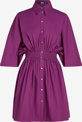 Robe Karl Lagerfeld en violet : devant