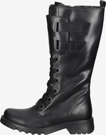 FLY LONDON Lace-Up Boots in Black