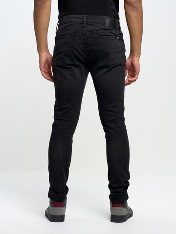 BIG STAR Tapered Jeans 'TERRY' in Black
