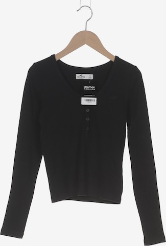 HOLLISTER Langarmshirt S in Schwarz: Vorderseite