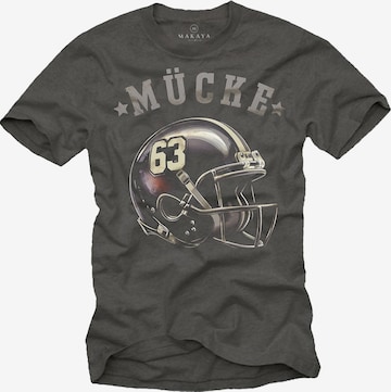 MAKAYA Shirt in Grey: front