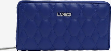 L.CREDI Wallet 'Latona' in Blue: front