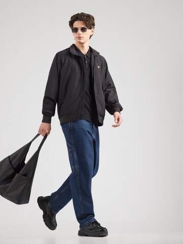 Lyle & Scott Φθινοπωρινό και ανοιξιάτικο μπουφάν σε μαύρο