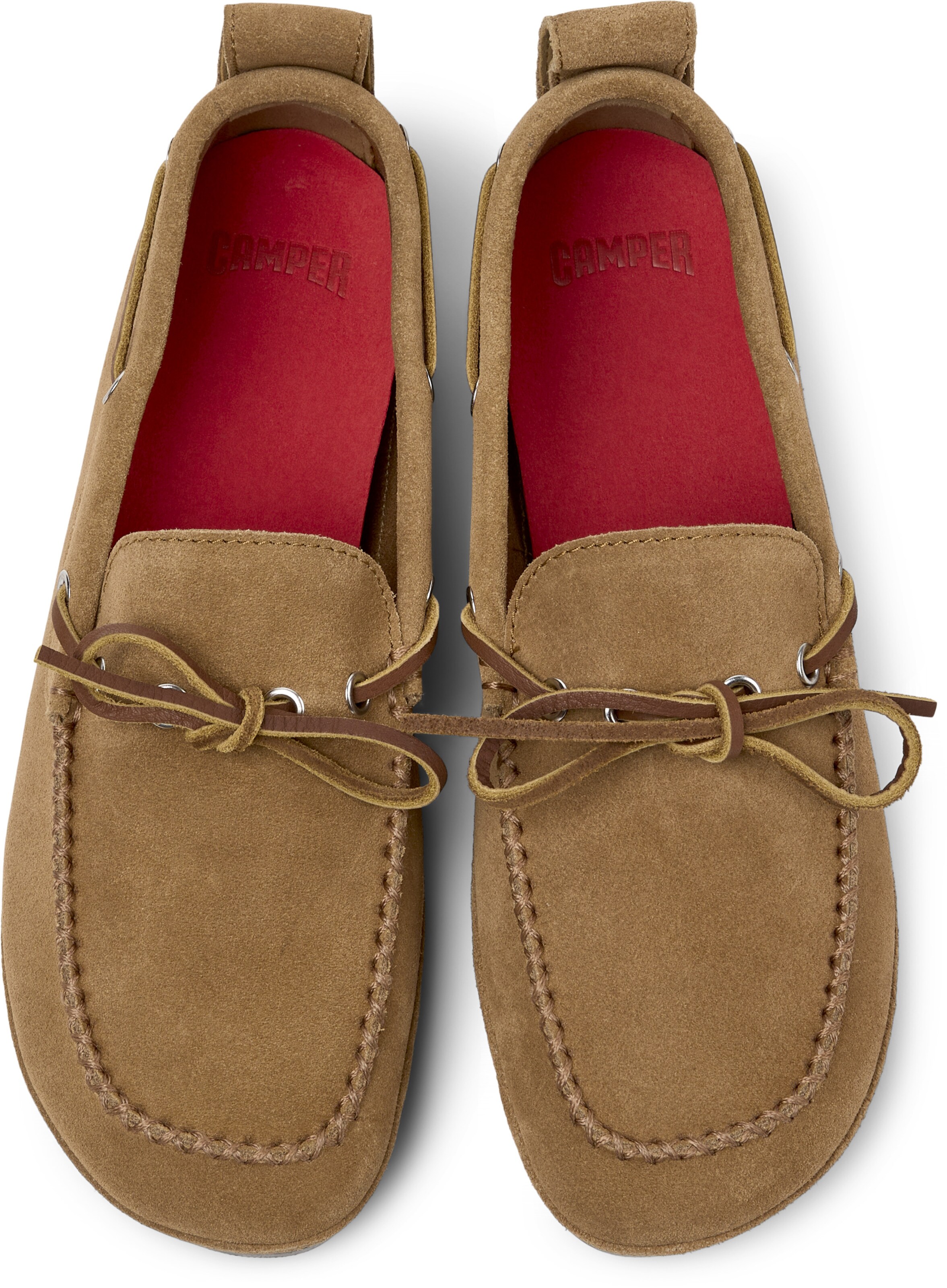 CAMPER - Bailarinas con hebilla 'Right Nina' en marrón