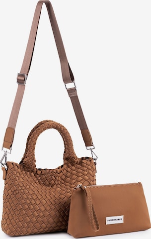 Les Visionnaires Handbag 'Elia' in Brown: front