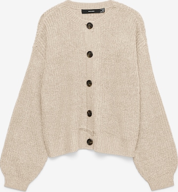 Cardigan 'VMLea' VERO MODA en gris : devant