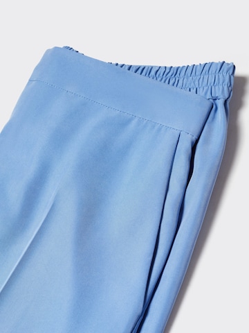 MANGO Loosefit Pantalon 'Marina' in Blauw