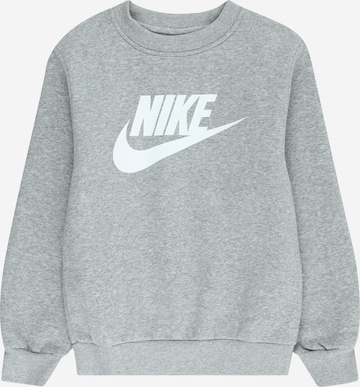 Bluză de molton de la Nike Sportswear pe gri: față