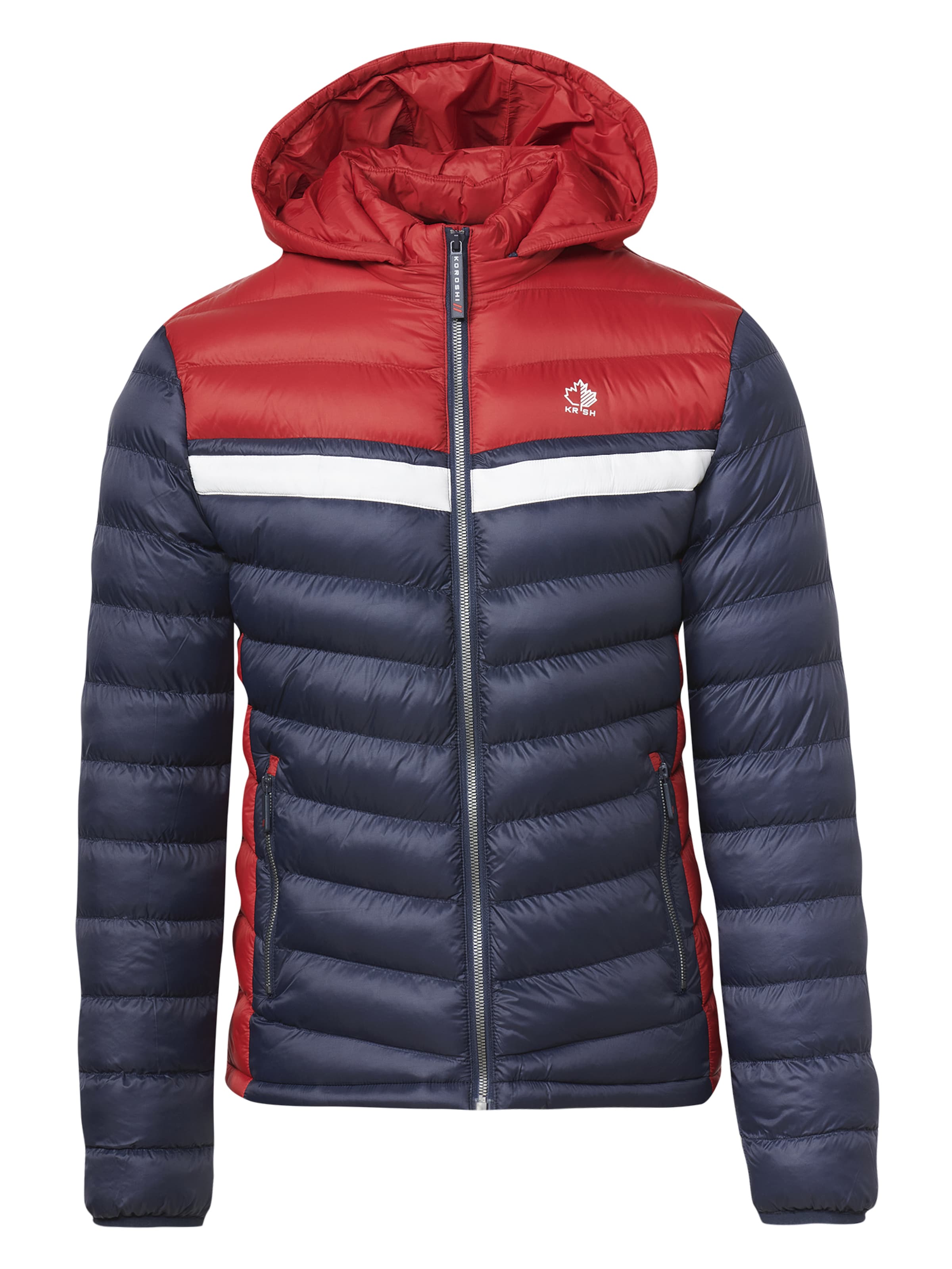 KOROSHI Winterjas in Blauw: voorkant