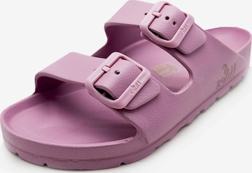 thies Mules in Purple: front